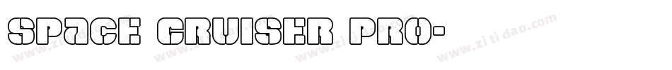 Space Cruiser Pro字体转换